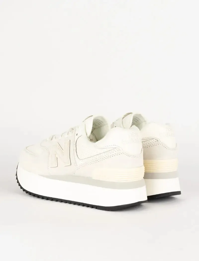 New Balance Womens 574  Trainers White / White