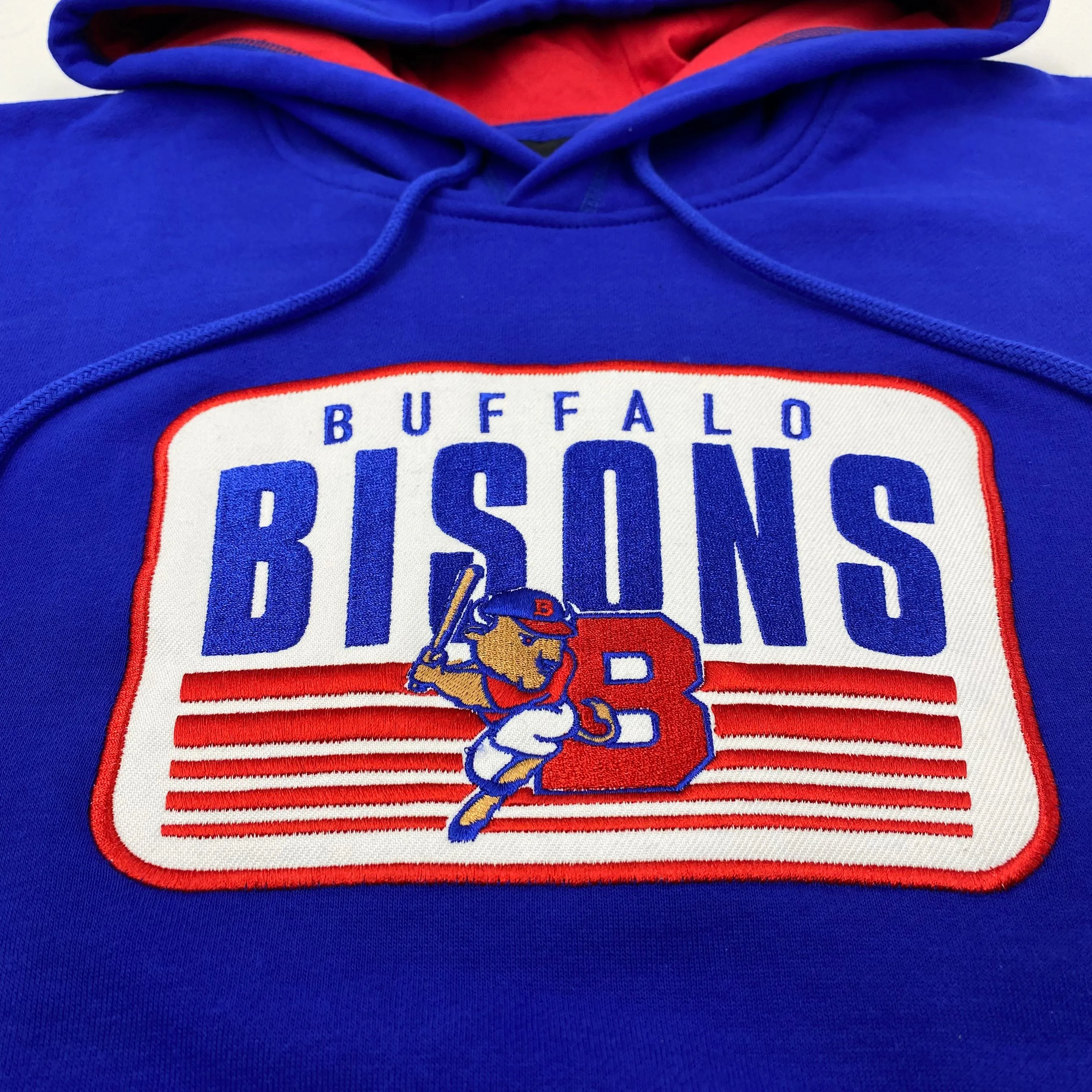 New Era Buffalo Bisons Blue Pullover Hoodie