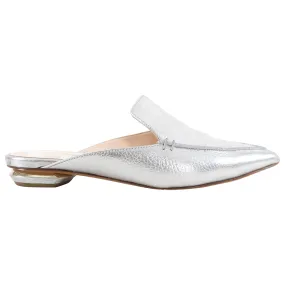 Nicholas Kirkwood Silver Leather Beya Flat - 7