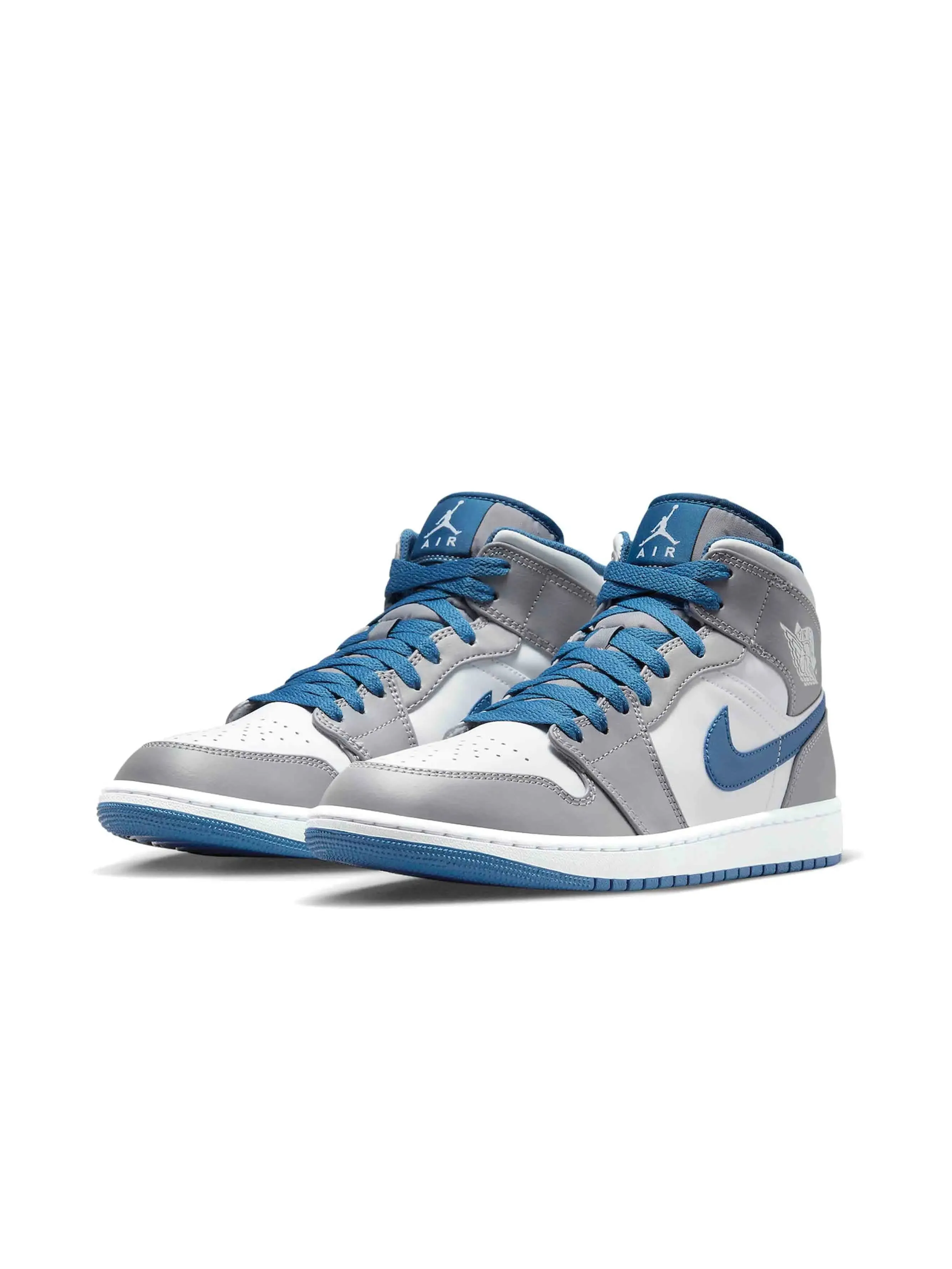 Nike Air Jordan 1 Mid Cement True Blue