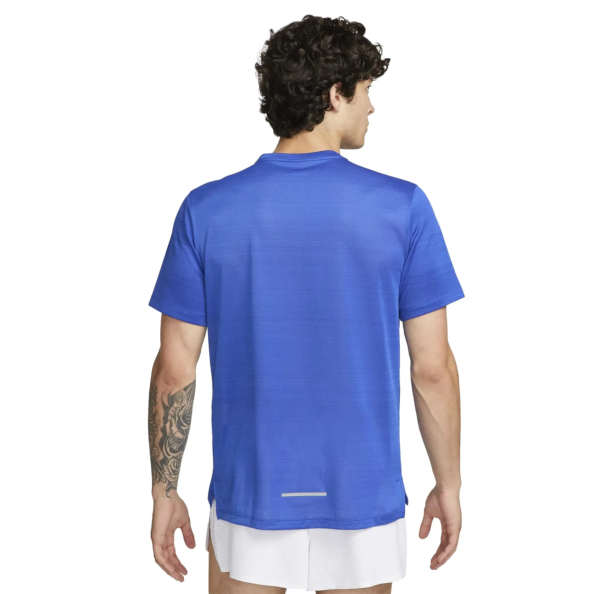 Nike Dri-FIT 1.0 Blue Miler Running T Shirt