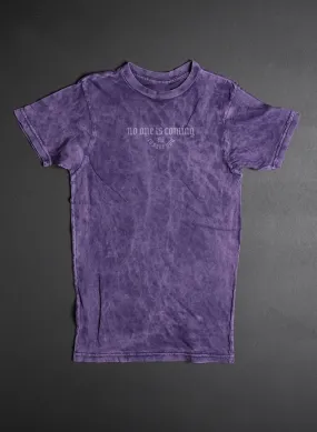 NO ONE IS COMING OVERSIZED TEE- PURPLE