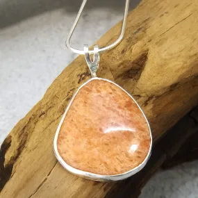 North Carolina Pink Quartzite Pendant Necklace