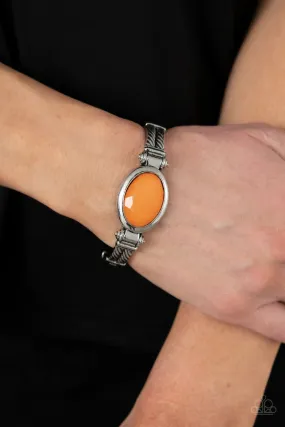 Paparazzi Accessories - Color Coordinated #B703 Peg - Orange Bracelet