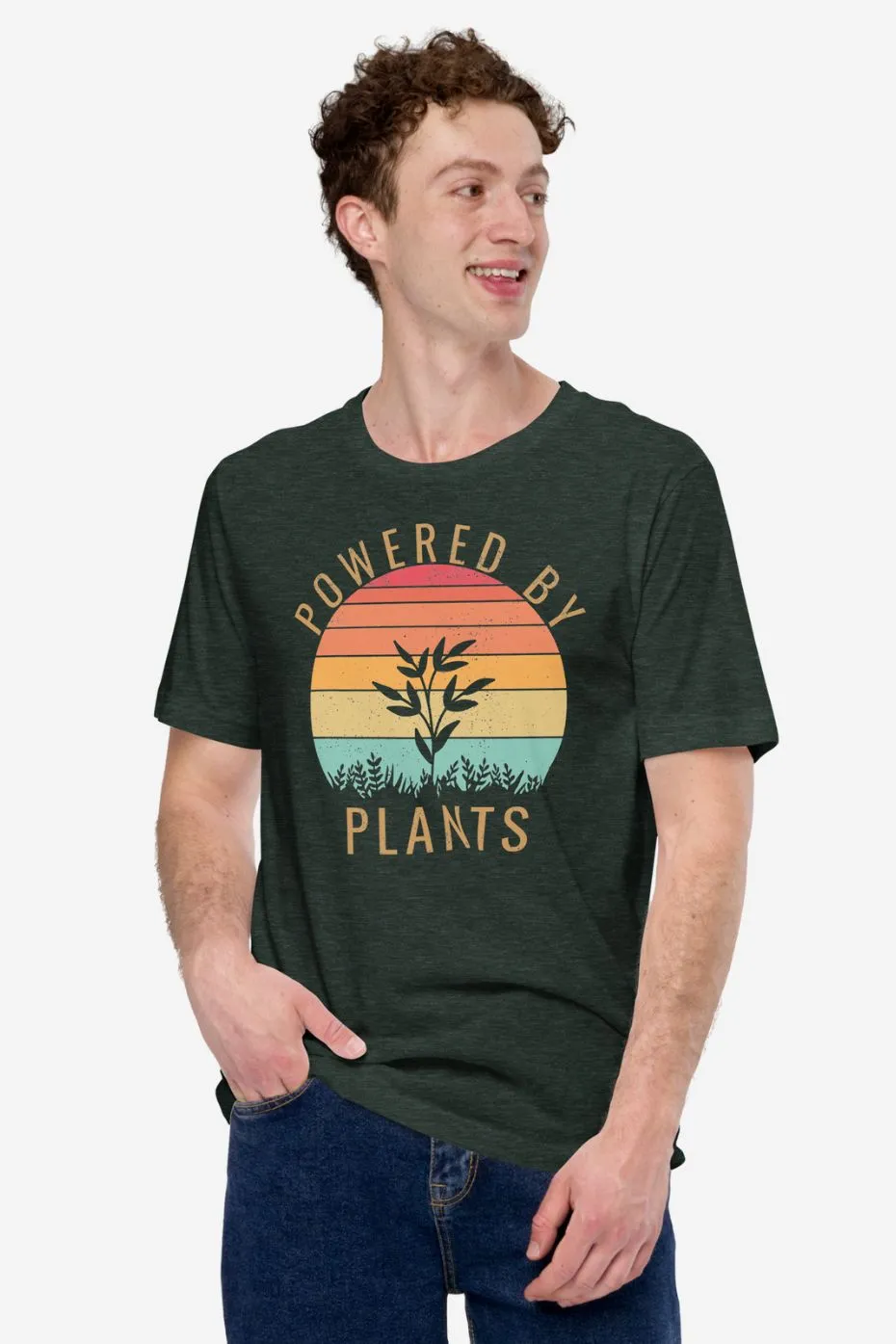 Powered By Plants - Unisex vegan t-shirt