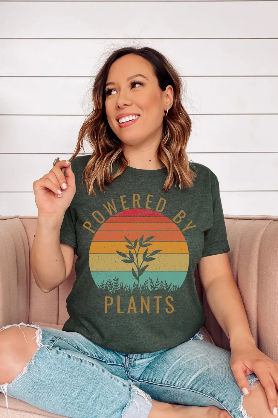 Powered By Plants - Unisex vegan t-shirt