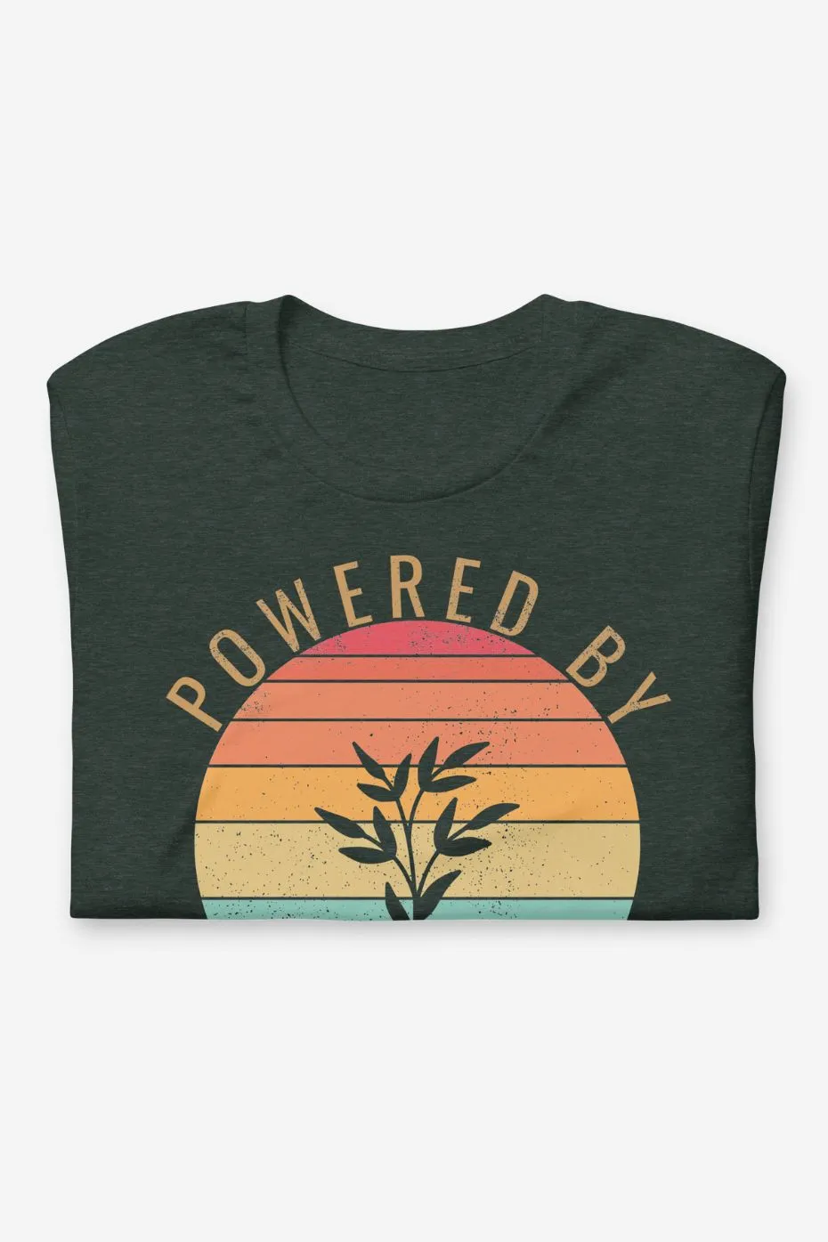 Powered By Plants - Unisex vegan t-shirt