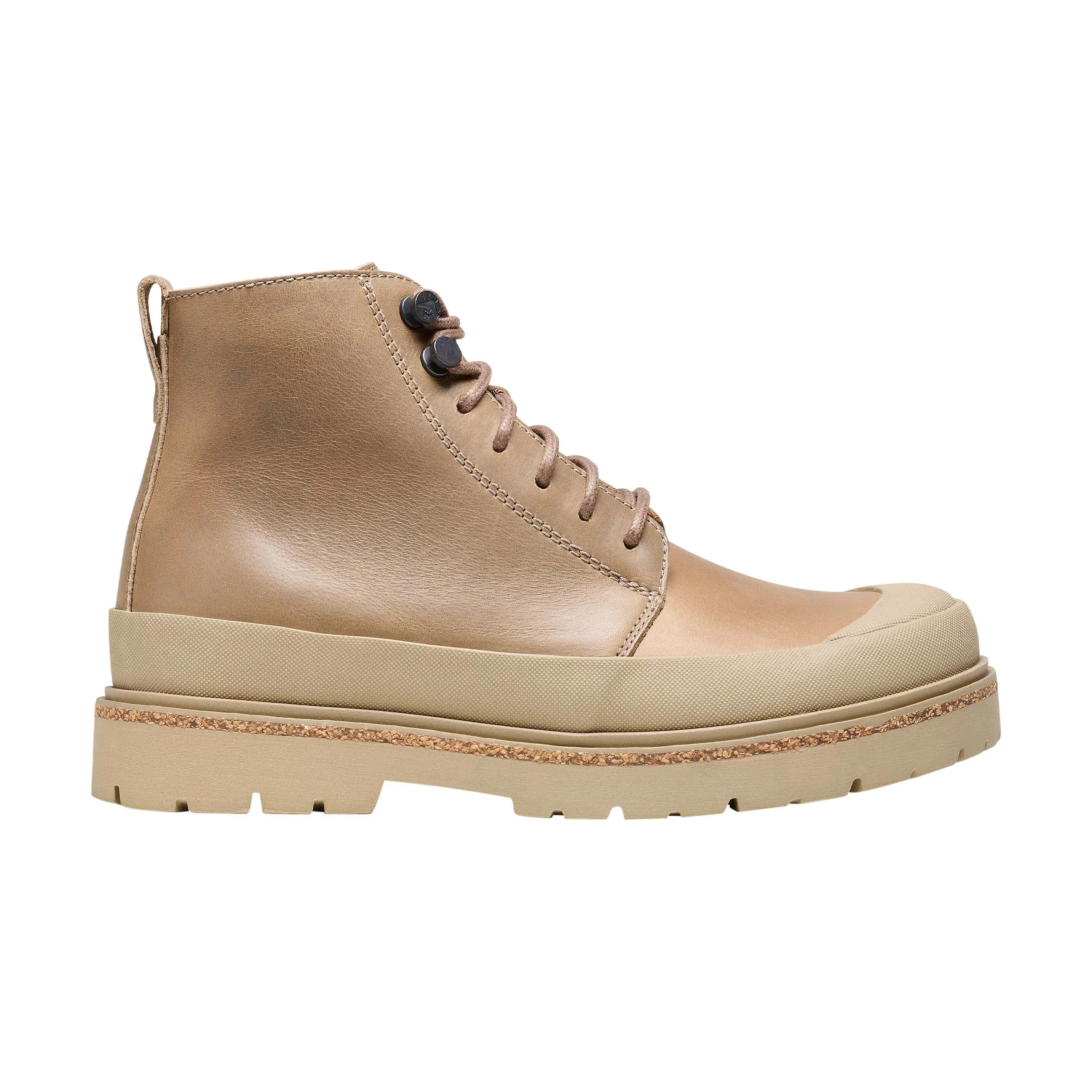 Prescott Mens Taupe Natural Leather