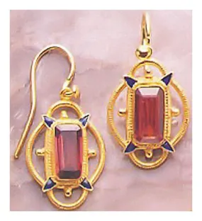 Princess Dashkova Garnet Earrings