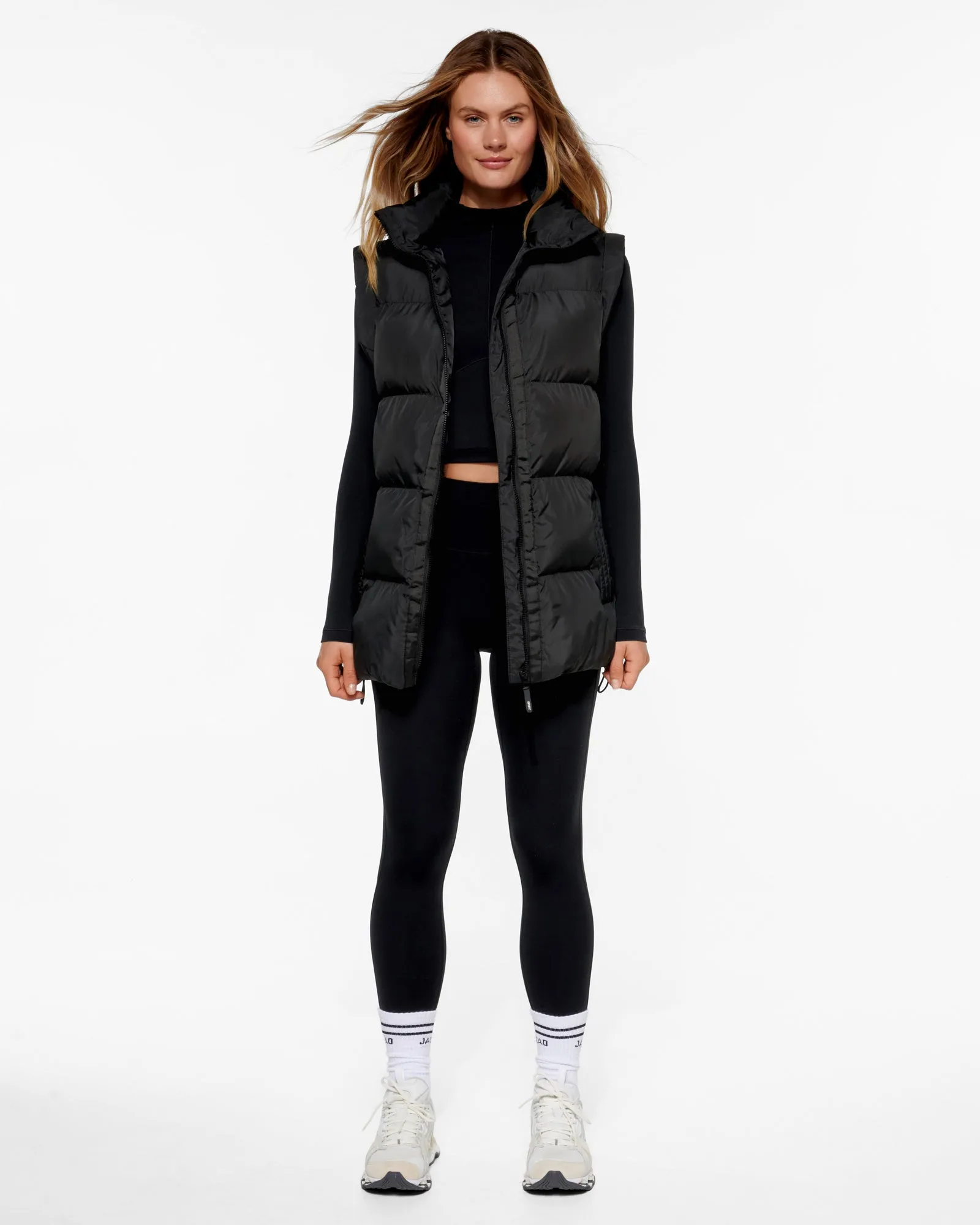 REFLECT PUFFER VEST BLACK