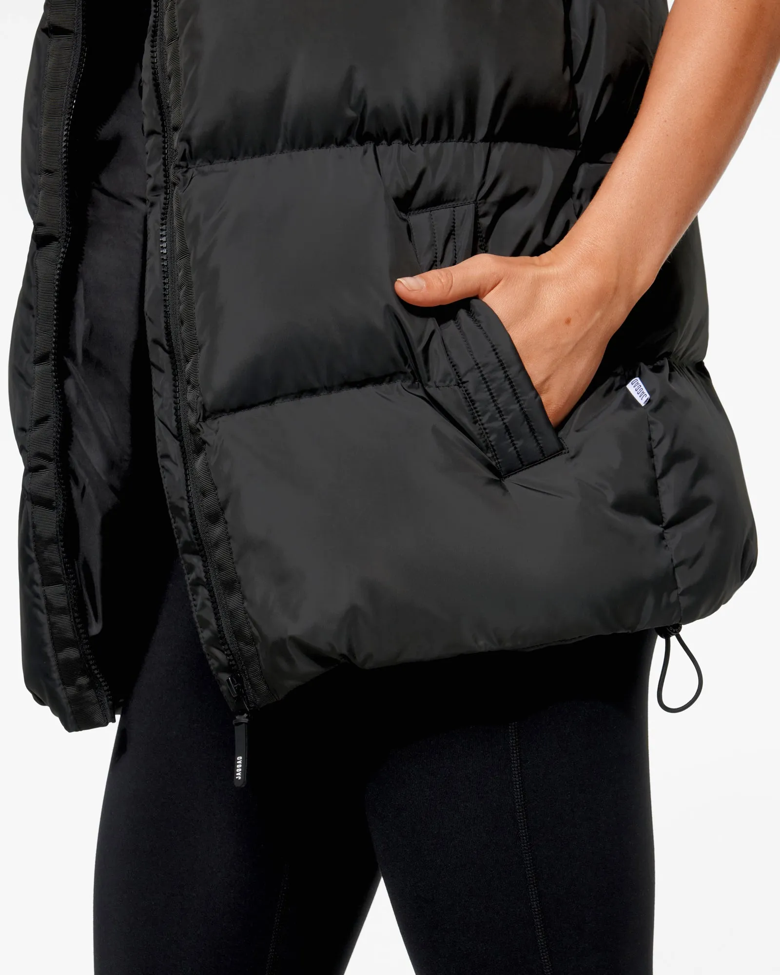 REFLECT PUFFER VEST BLACK