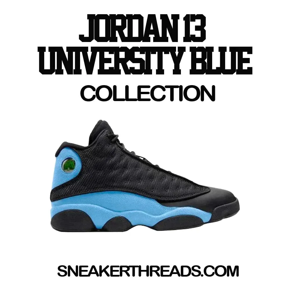 Retro 13 University Blue Never Discuss Shirt