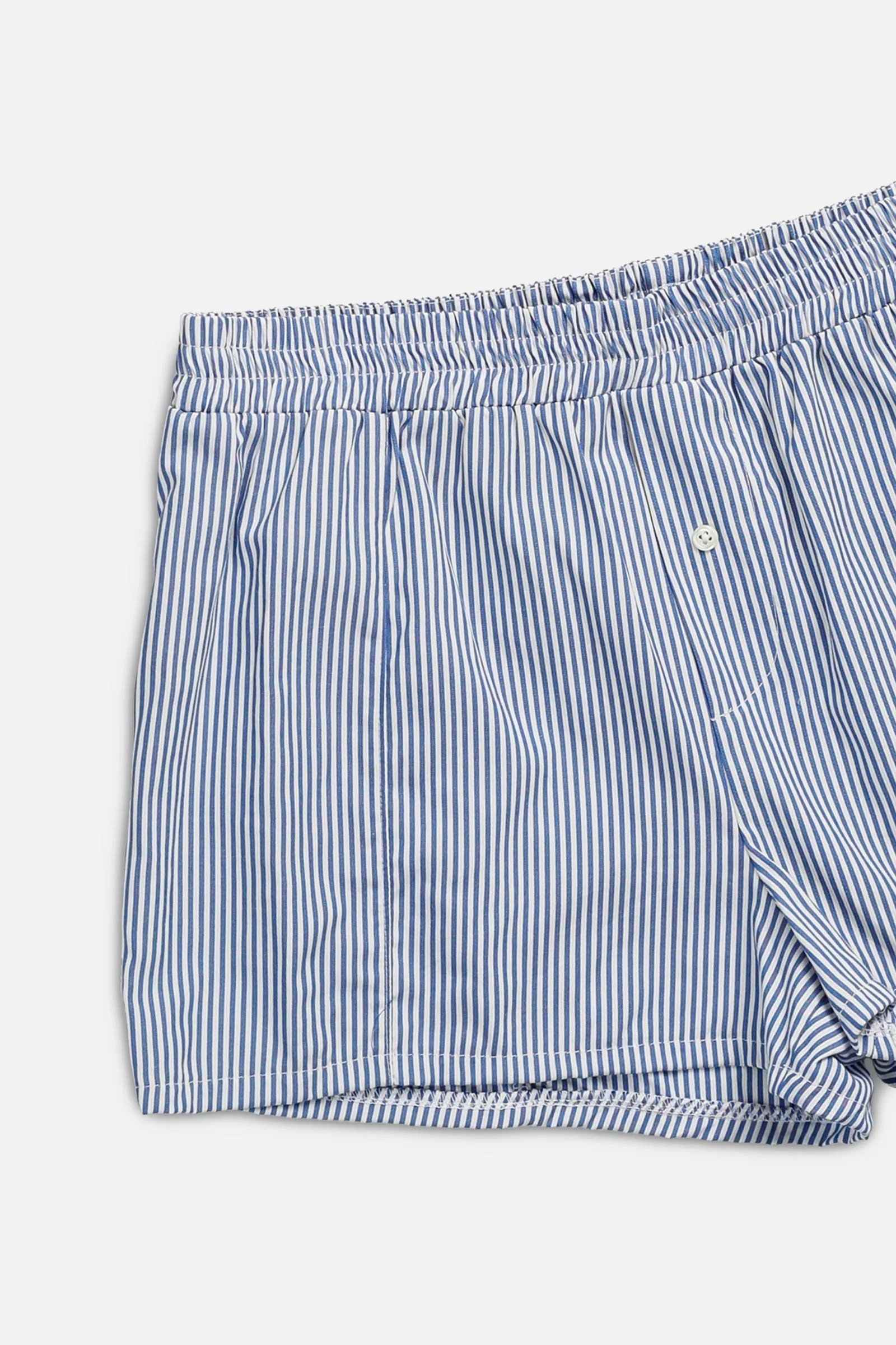 Rework Oxford Mini Boxer Shorts - L