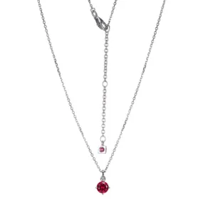 Ruby Birthstone Necklace