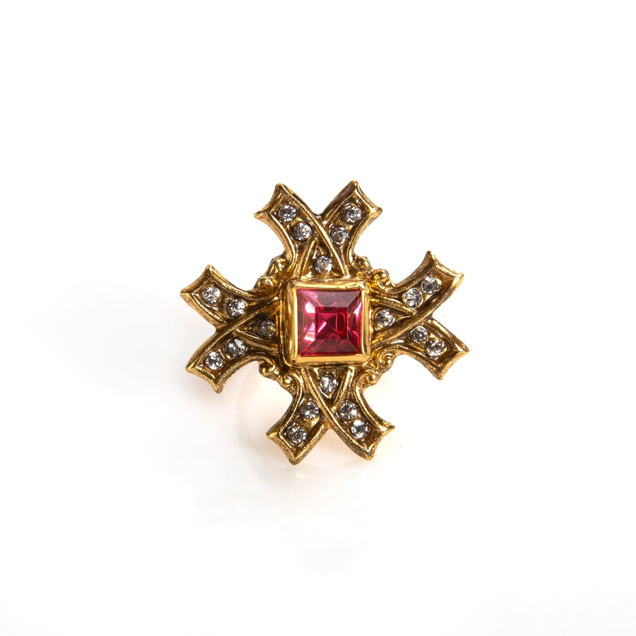 Saint Deco Cross Ring