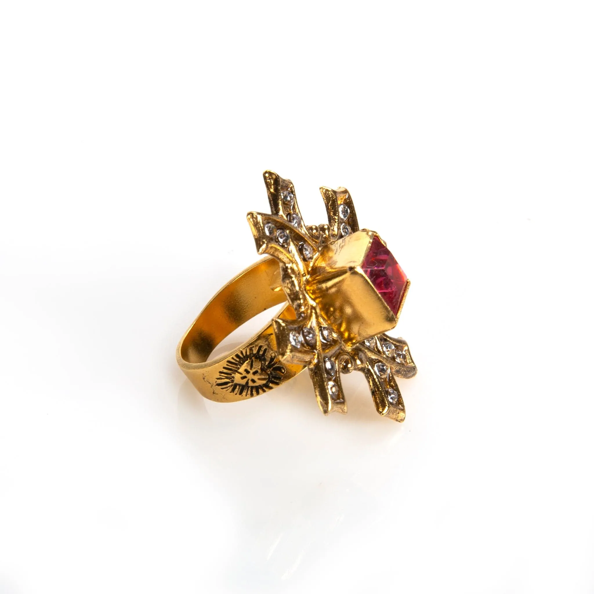 Saint Deco Cross Ring