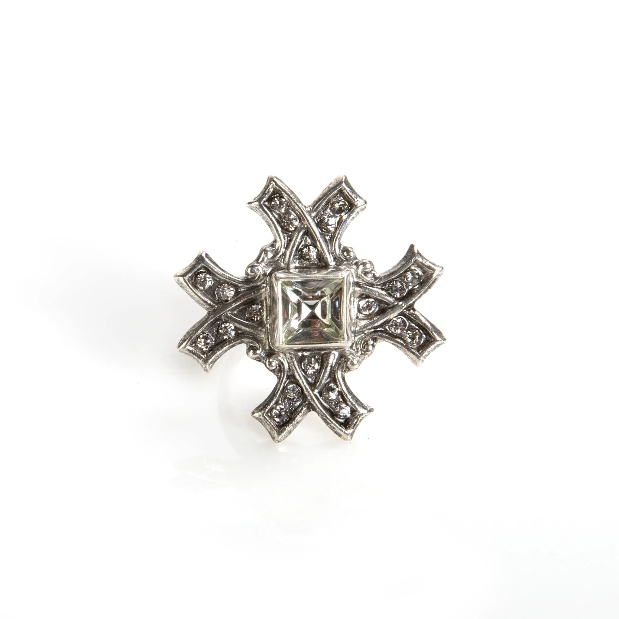 Saint Deco Cross Ring