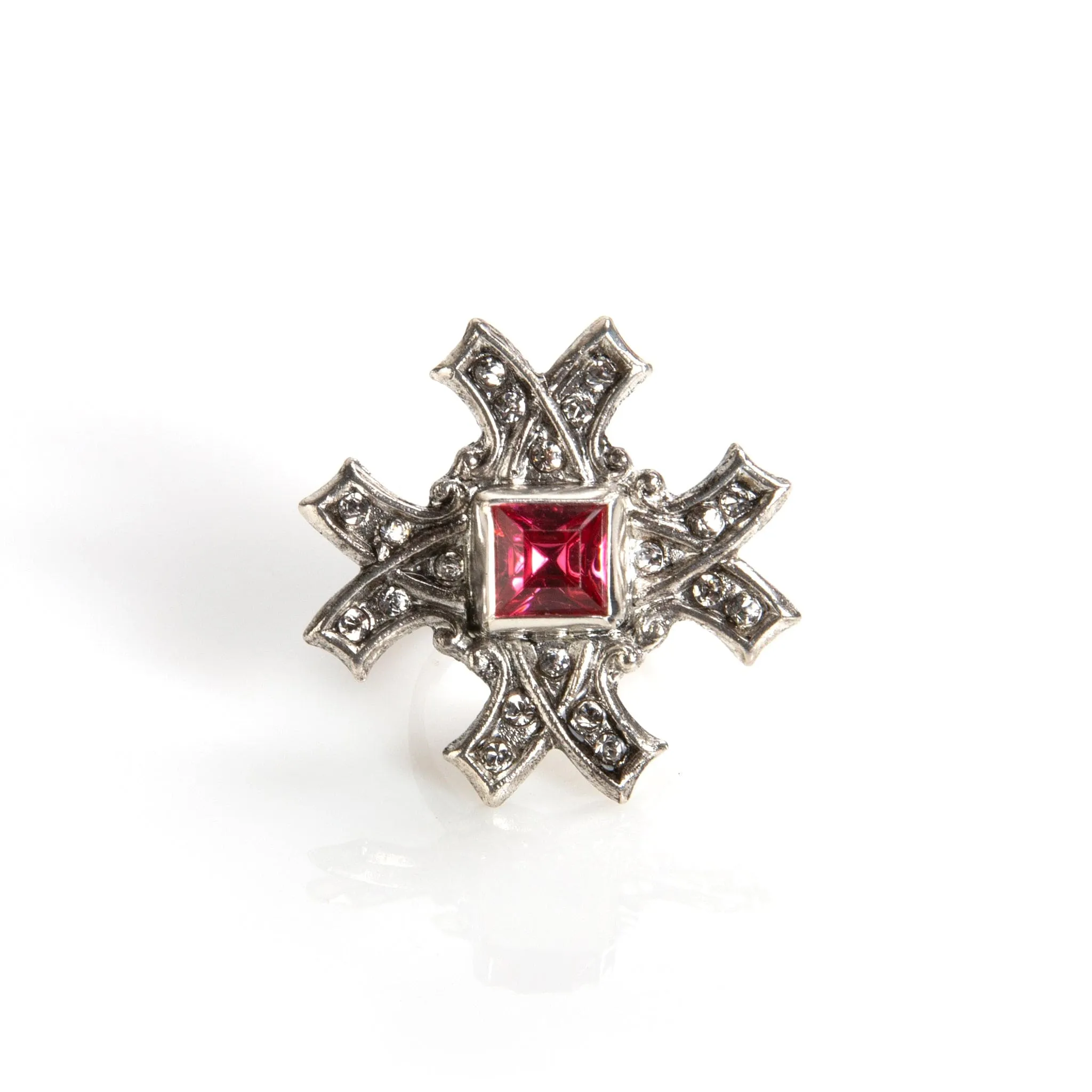 Saint Deco Cross Ring