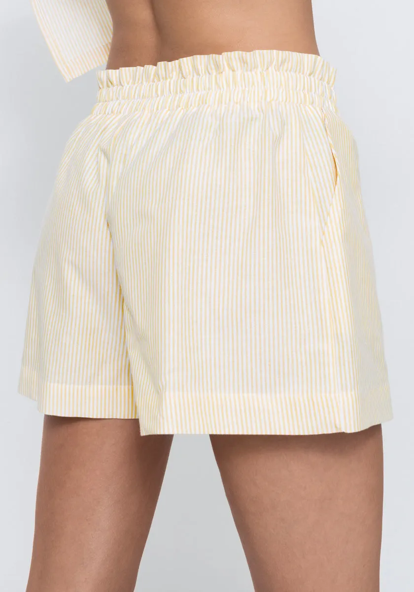 Short MALVA Stripes Vanille