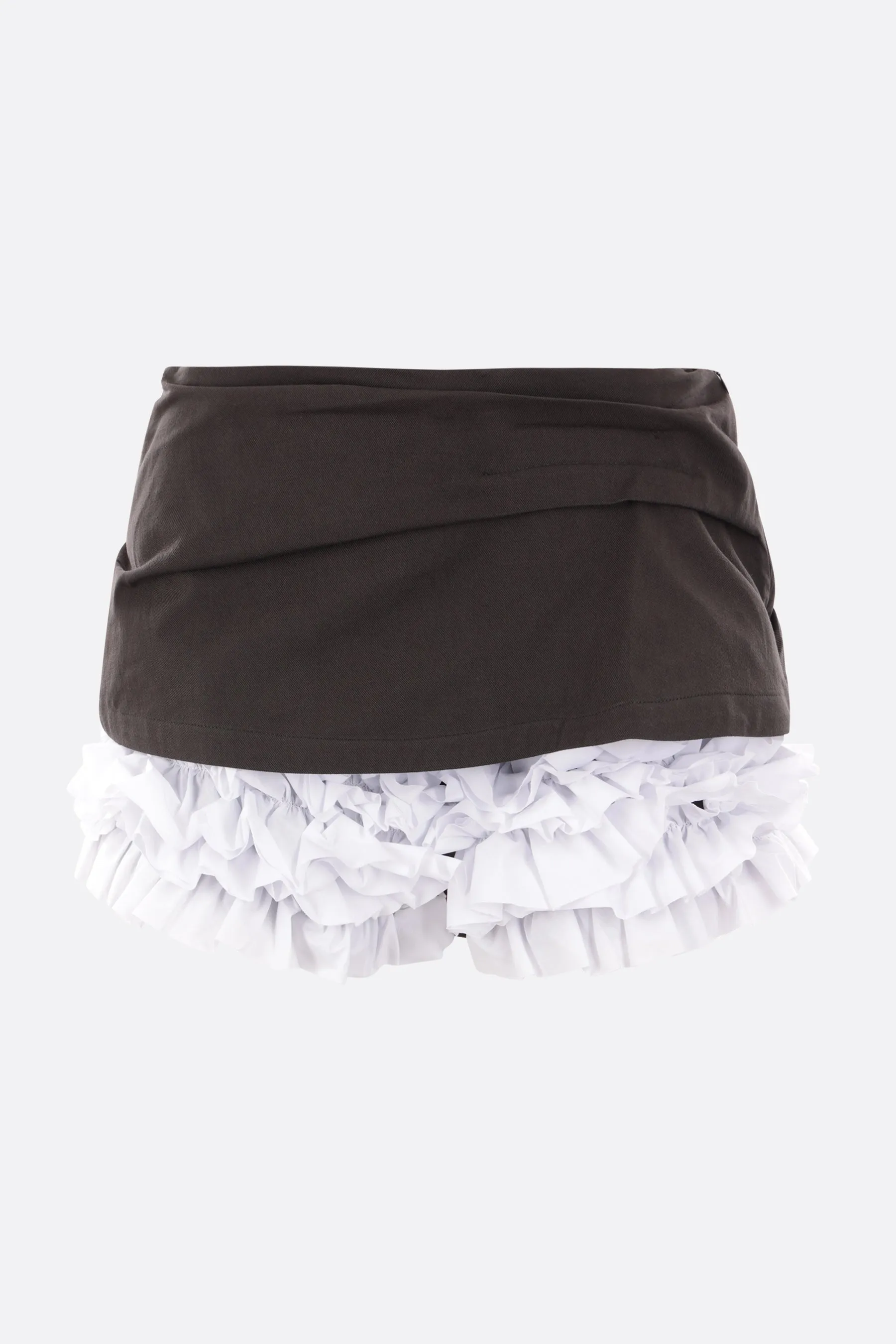 Sophie ruched drill short pants