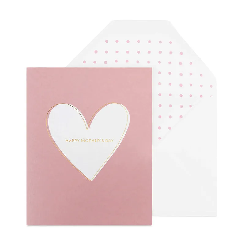 SUGAR PAPER | Happy Mother's Day Heart Card