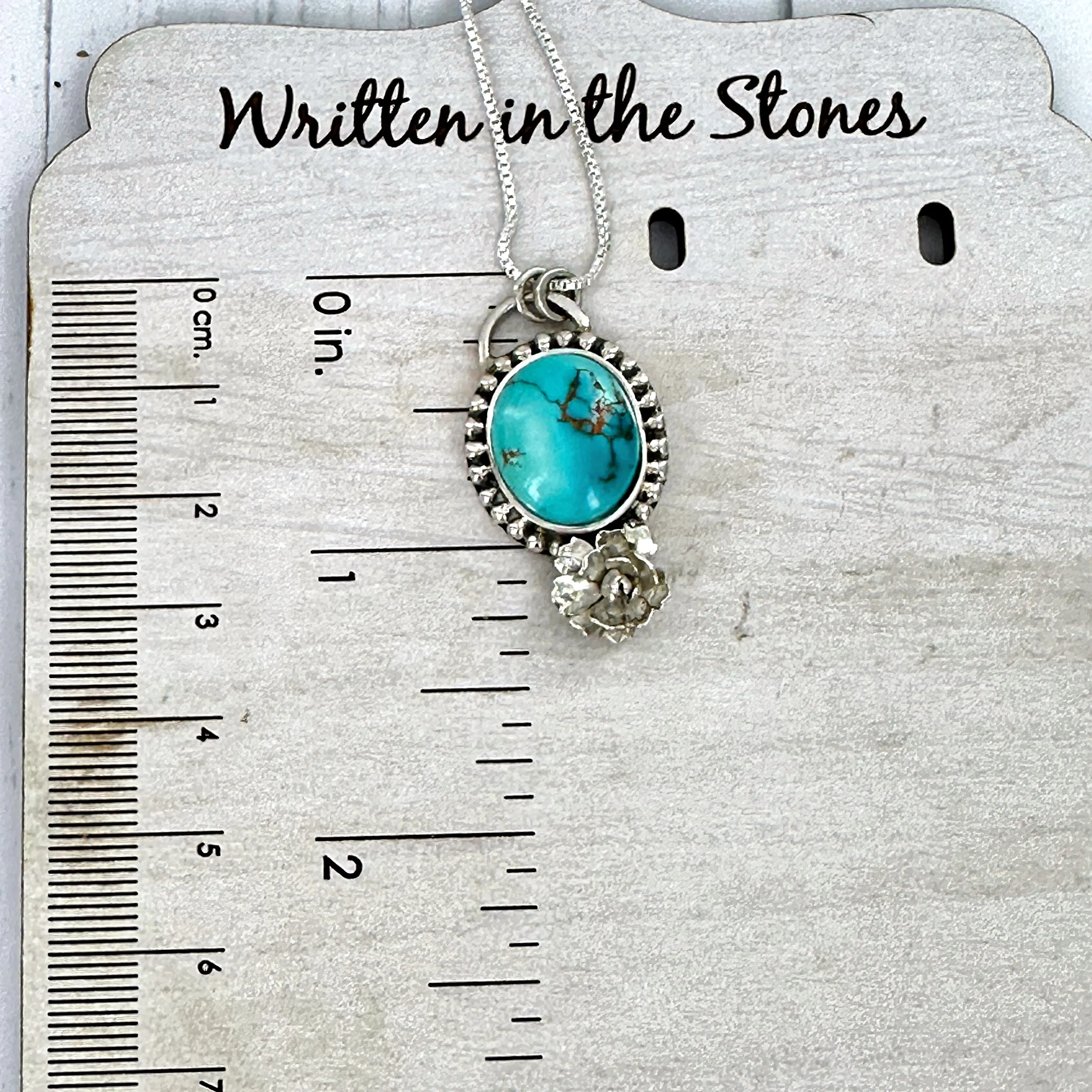 Turquoise & Succulents Pendant