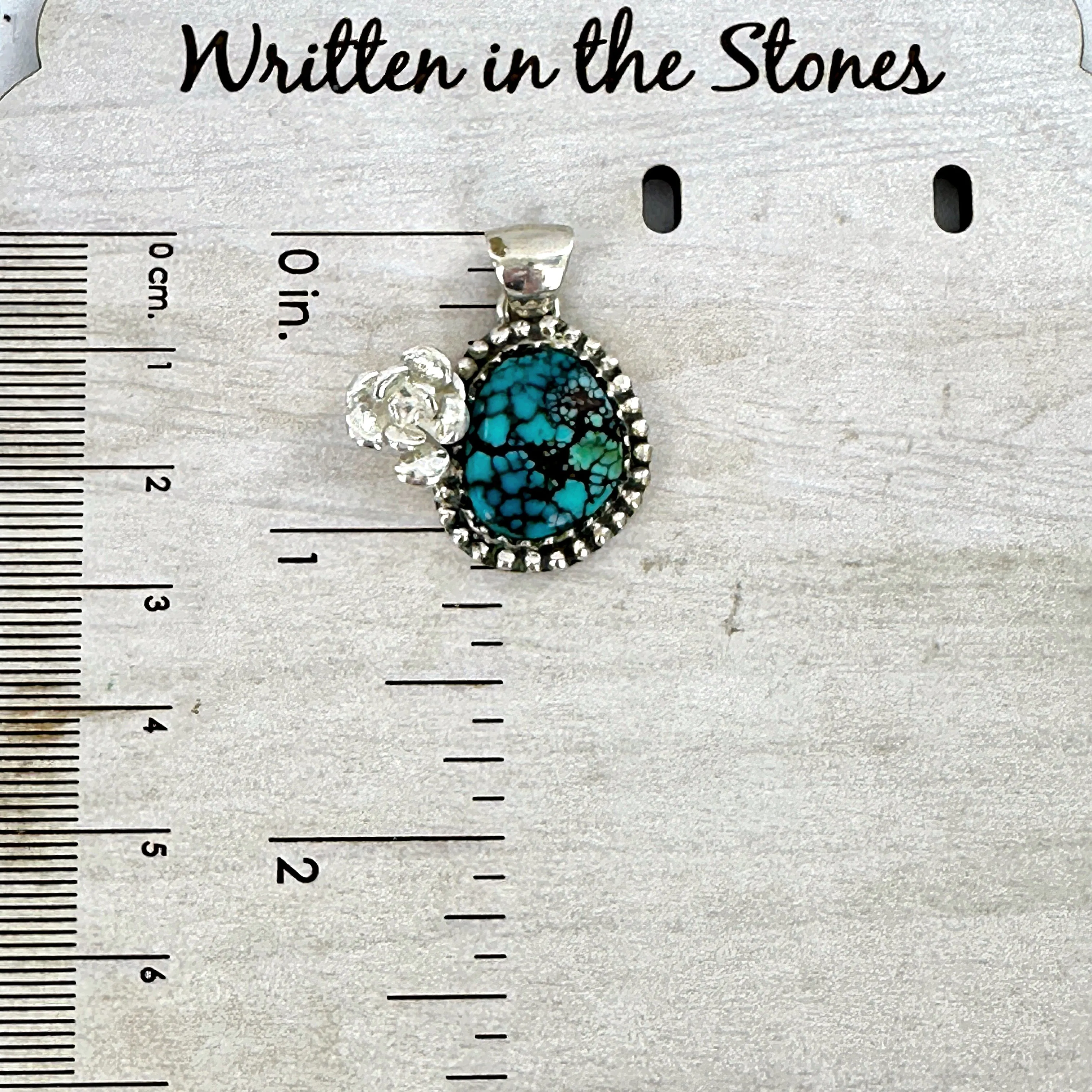 Turquoise & Succulents Pendant