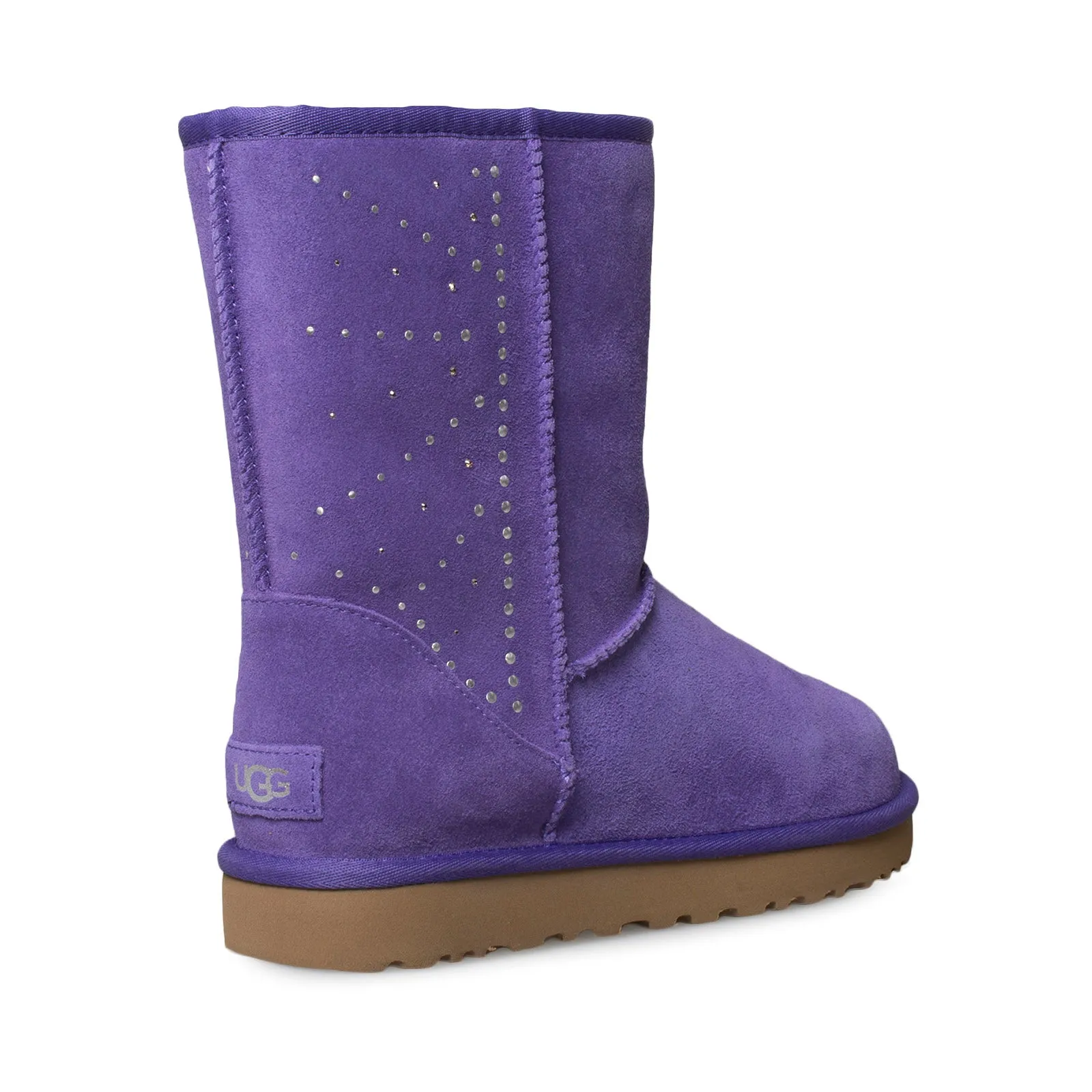 UGG Classic Short Studded Violet Bloom Boots - Women's