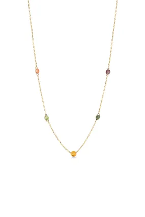 Utopia Necklace in Multicolor Sapphire