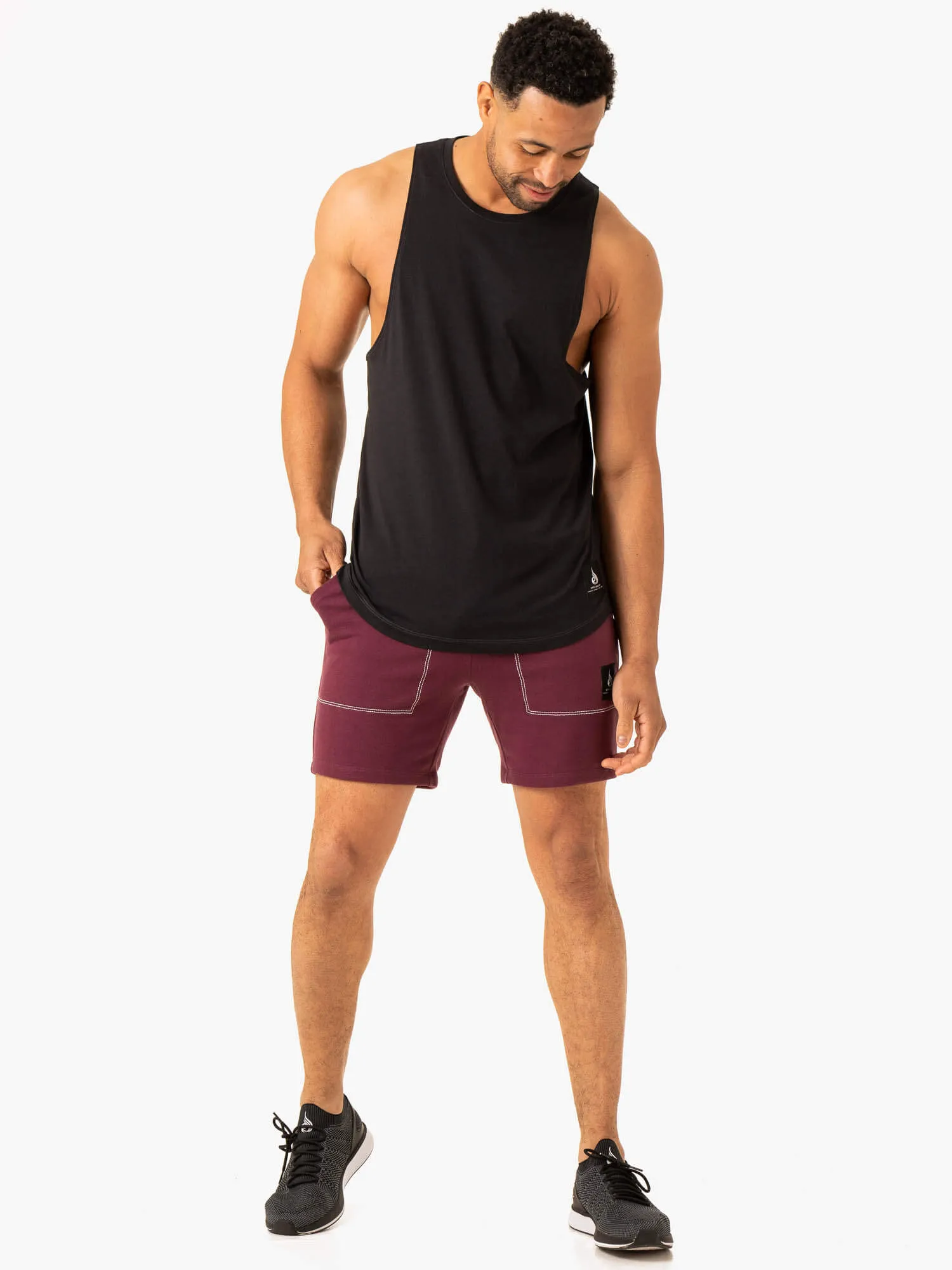 Vital Track Short - Plum