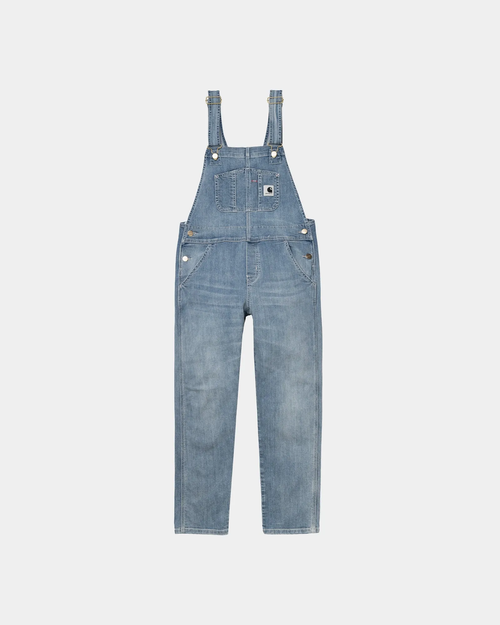 Women's Bib Overall - Stretch Denim | Blue (light stone washed)