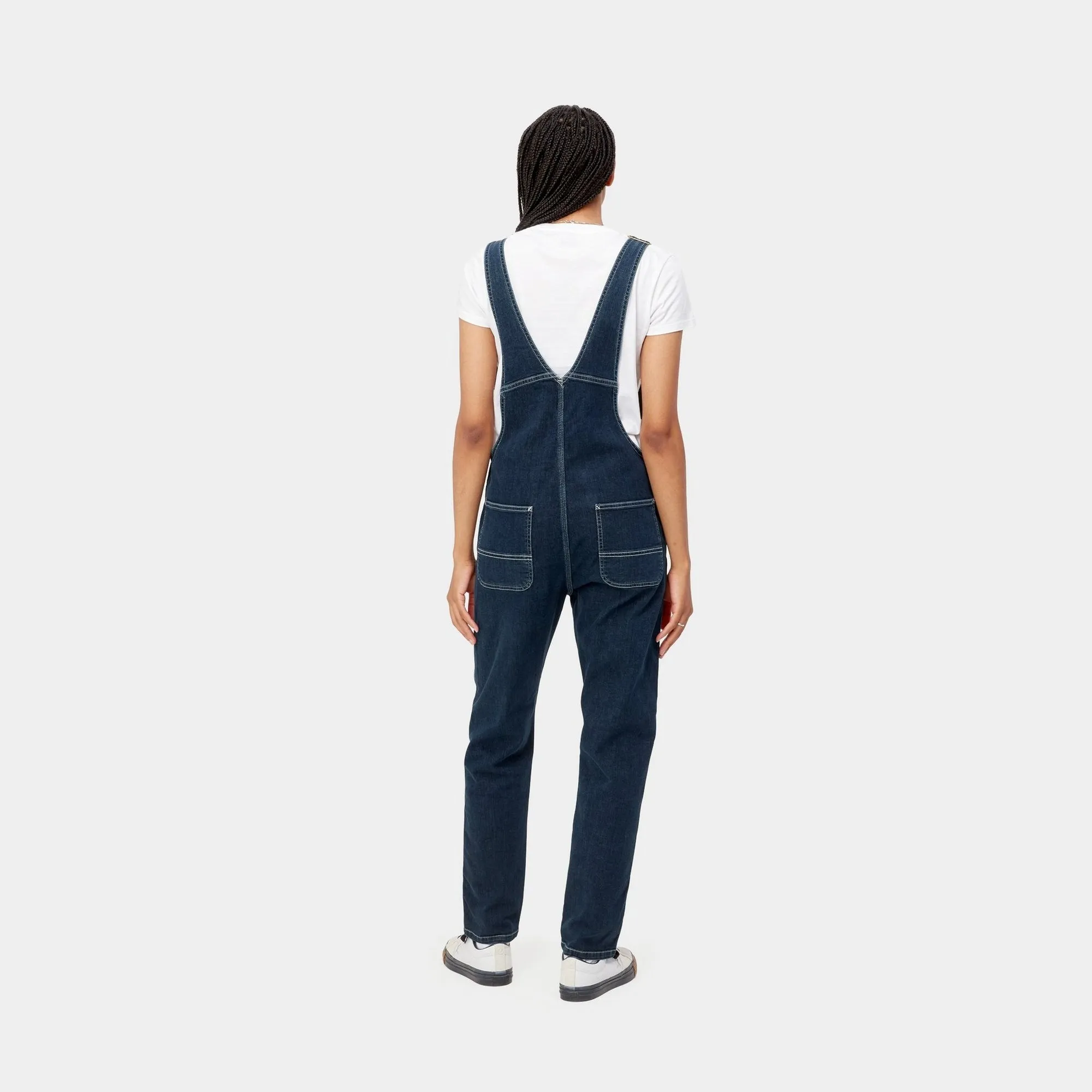 Women's Bib Overall - Stretch Denim | Blue (stone washed)