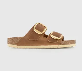 Womens Birkenstock Arzizona Big Buckle Cognac Hex