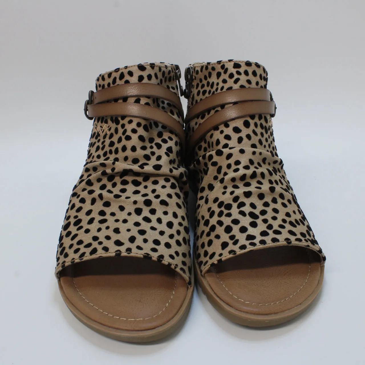 Womens Blowfish Malibu Butterfly Slides Sand Pixie Leopard