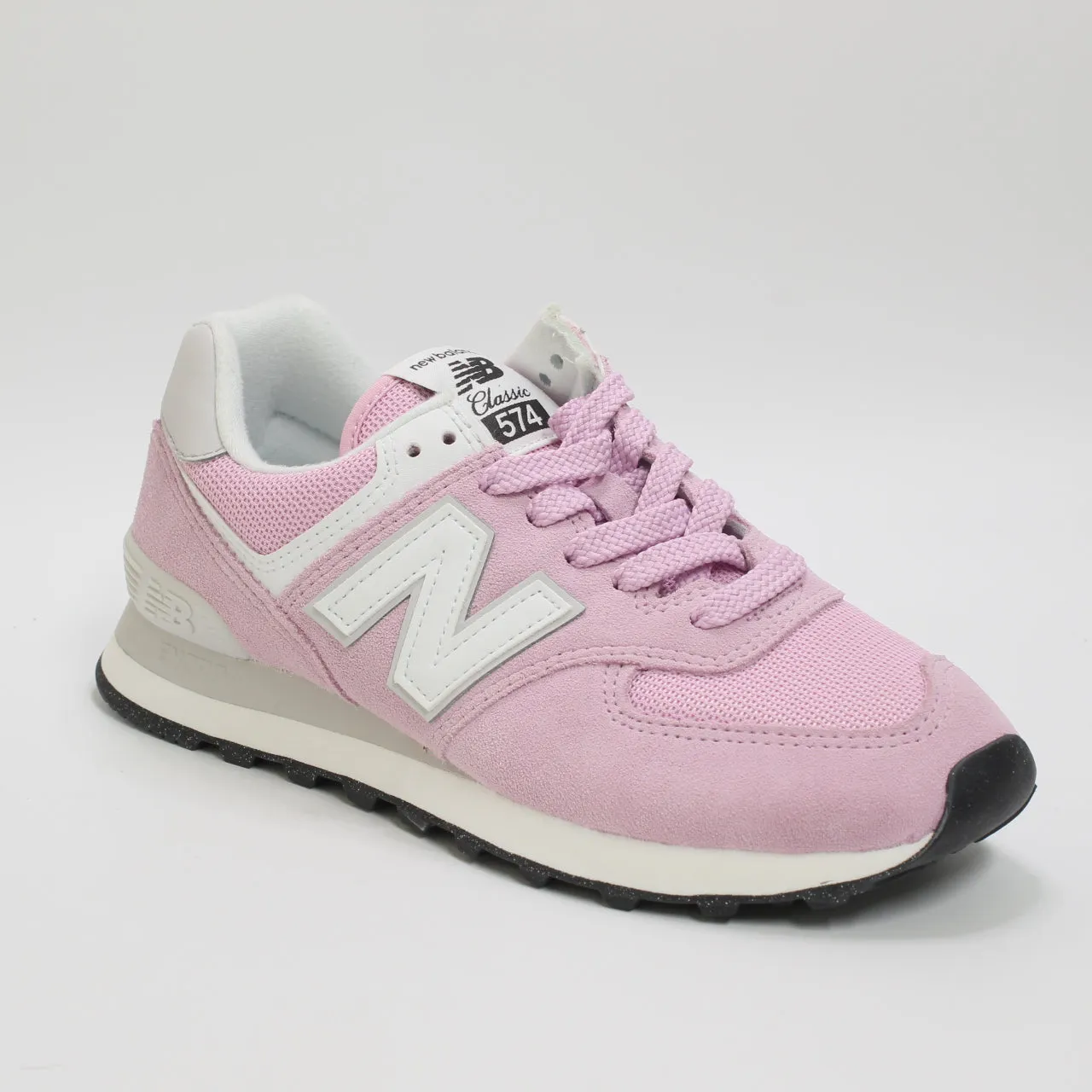 Womens New Balance 574 Alpha Pink Trainers